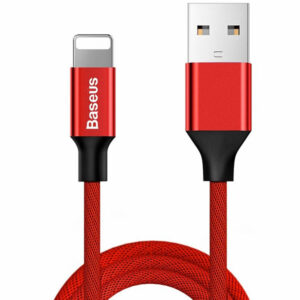 Cablu Yiven Lightning 1.8m Baseus rosu